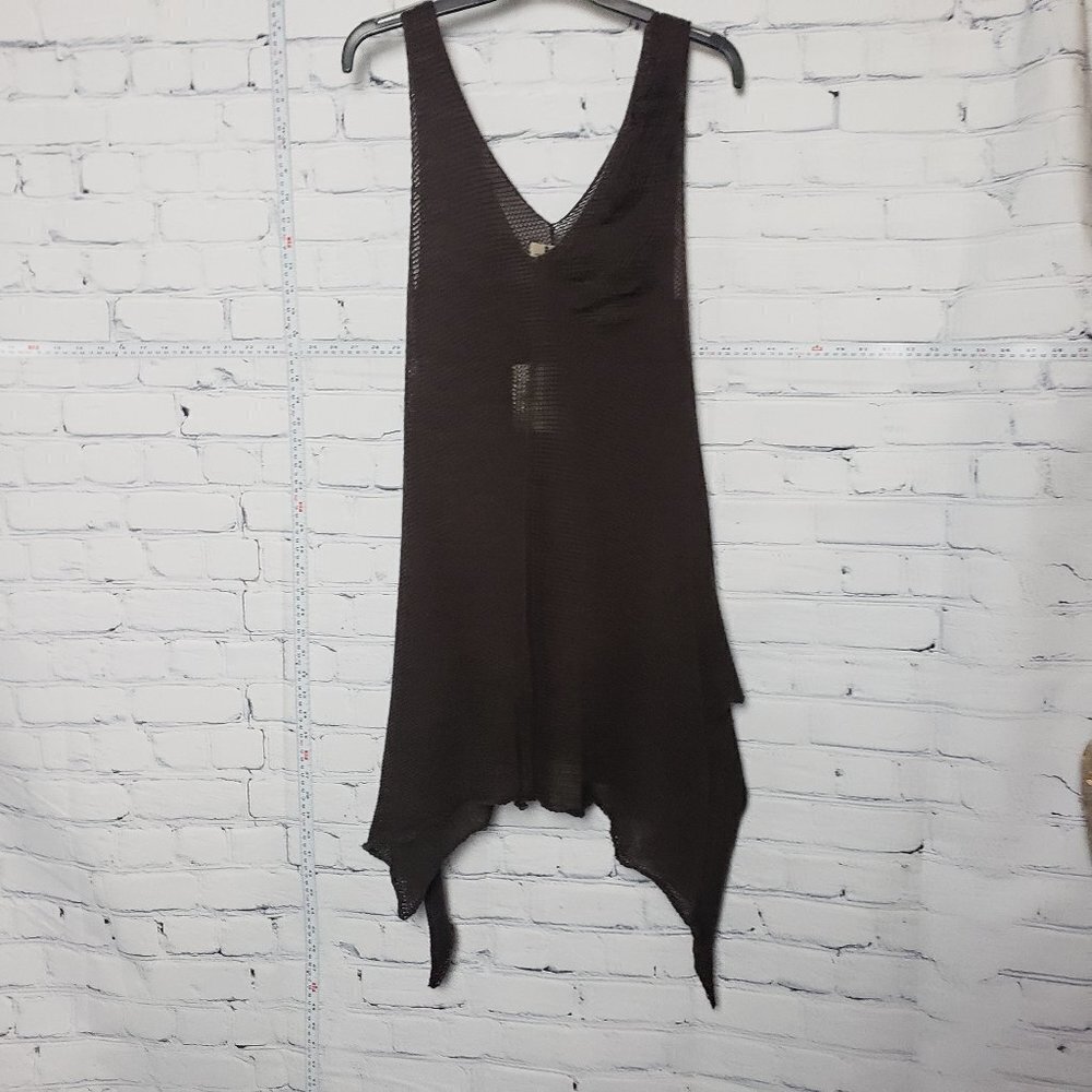JWA Hand Knit Tank with embellishments NWT size Medium one of a kind unique